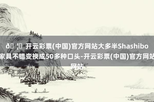 🦄开云彩票(中国)官方网站大多半Shashibo家具不错变换成50多种口头-开云彩票(中国)官方网站
